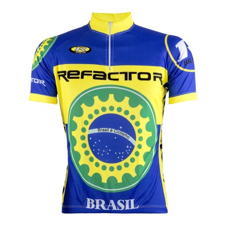 Camisa Ciclista Catraca Brasil - Refactor