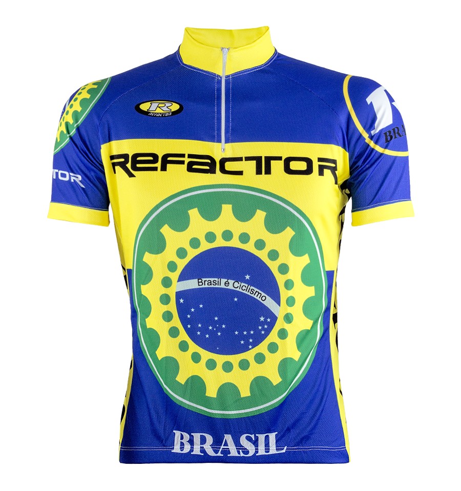 Camisa Ciclista Catraca Brasil - Refactor