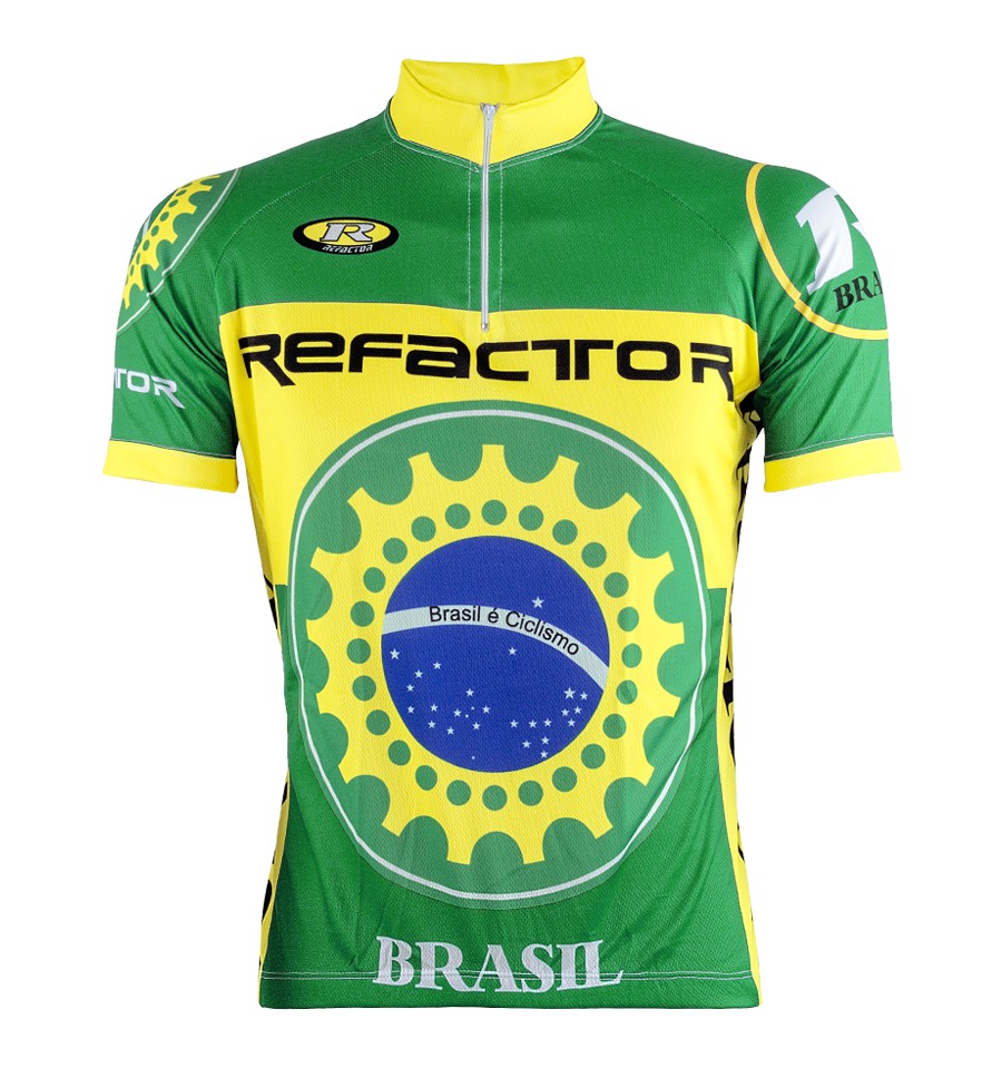 Camisa Ciclista Catraca Brasil - Refactor