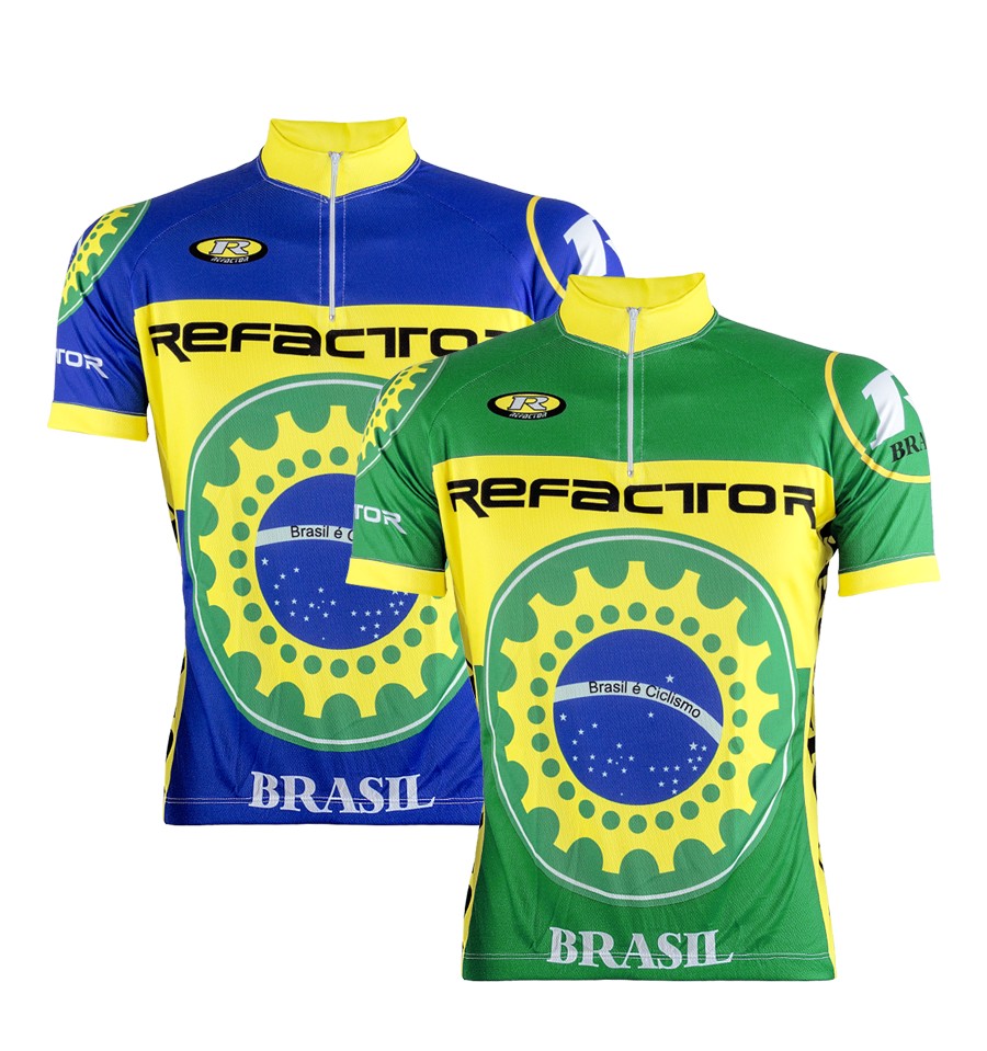 Camisa Ciclista Catraca Brasil - Refactor