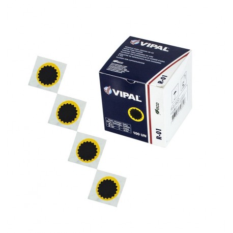 Remendo (Reparo) Estrela 40mm R-01 Caixa 100 Unidades - Vipal