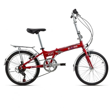 Bicicleta Dobrável 6V Flex Azul - Krooma