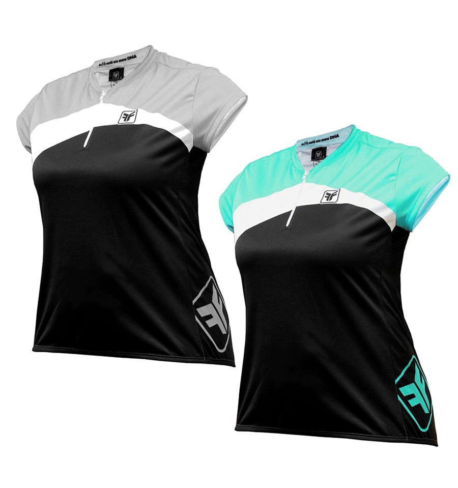 Camisa Ciclista Plus Size Bloom - Free Force