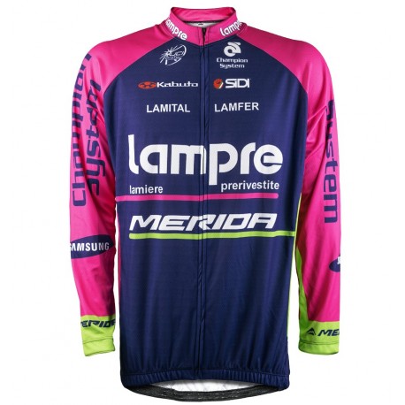 Camisa Ciclista Lampre Manga Longa - Refactor