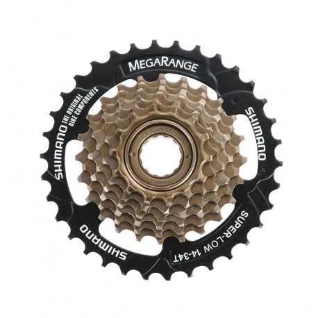 Roda Livre 7V Index 14/34D MF-TZ31 Megarange- Shimano