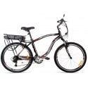 Bicicleta Elétrica E-City Alumínio Branca 21V V-Brake - E-Totem