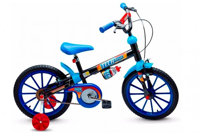 Bicicleta 16 Masculina Tech Boys - Nathor