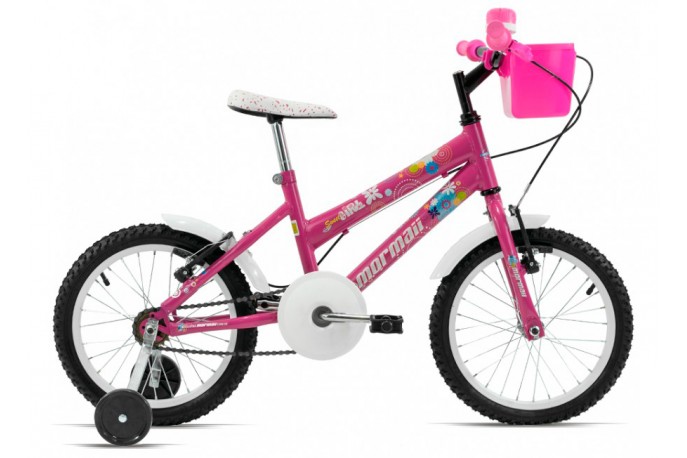 Bicicleta 16 Sweet Girl com Capacete - Mormaii
