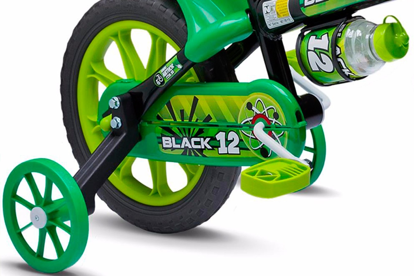 Bicicleta 12 Infantil Black - Nathor