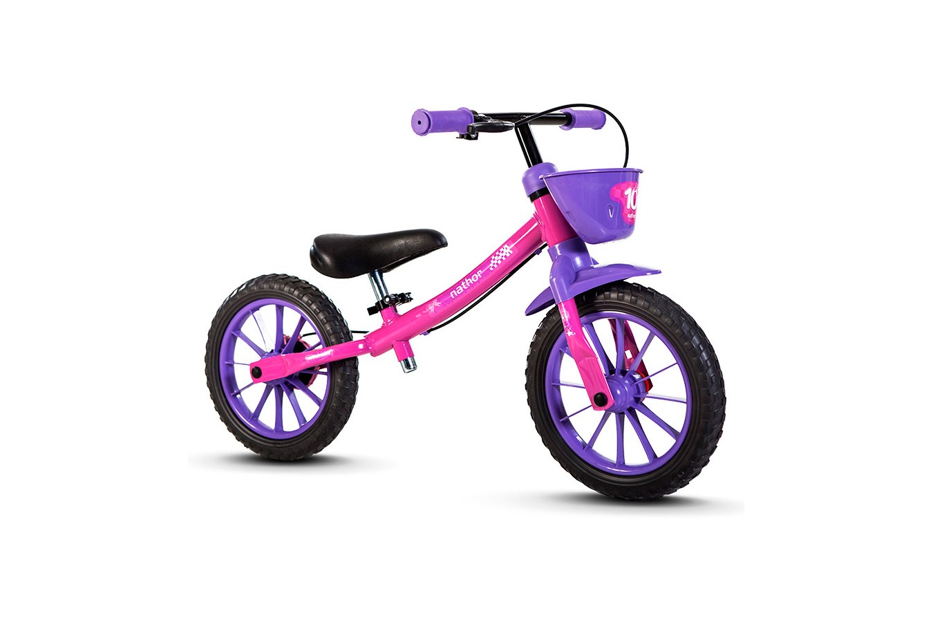 Bicicleta 12 Infantil Balance Feminina- Nathor