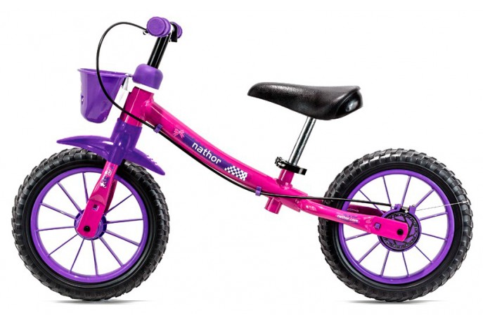 Bicicleta 12 Infantil Balance Feminina- Nathor