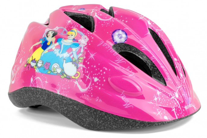 Capacete Ciclista Princesas Infantil Com LED - Trust