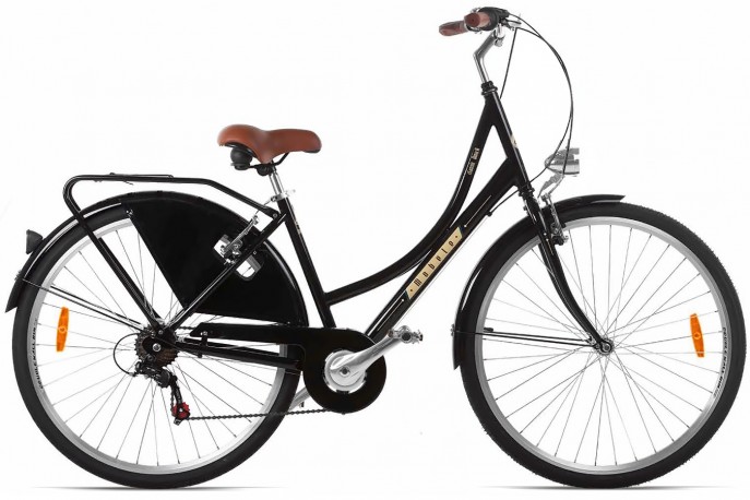 Bicicleta 700 2016 Oma Premium 7V Black - Mobele 