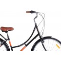 Bicicleta 700 Imperial 7V Com Bagageiro Bege  - Mobele