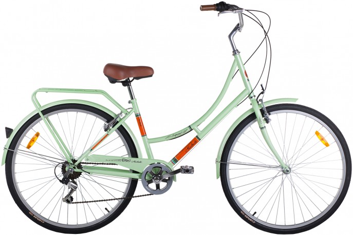 Bicicleta 700 Imperial 7V Com Bagageiro (Preta)  - Mobele