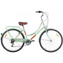 Bicicleta 700 Imperial 7V Com Bagageiro (Preta)  - Mobele