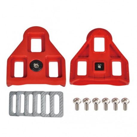 Taco para pedal Look "ARC" RC-5 Vermelho flutuação lateral de 9° Wellgo