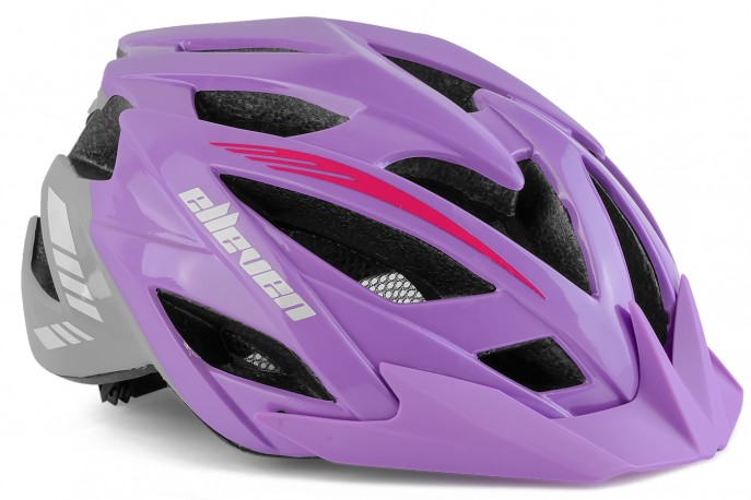 Capacete Adulto Lilás Com Vista Light - Elleven