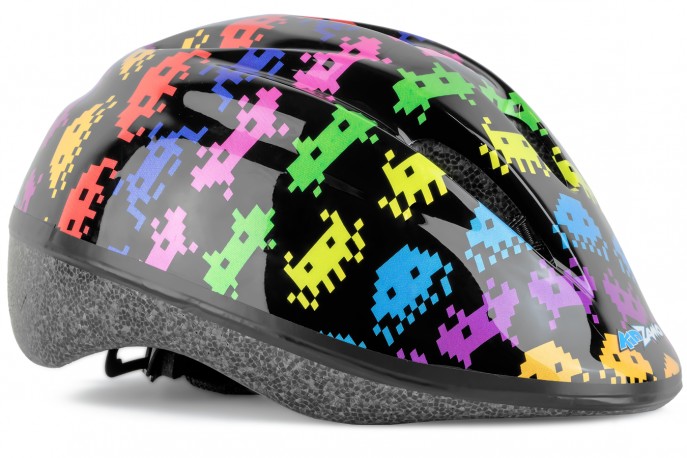 Capacete Ciclista Infantil KZ-168 Pixels - Kidzamo