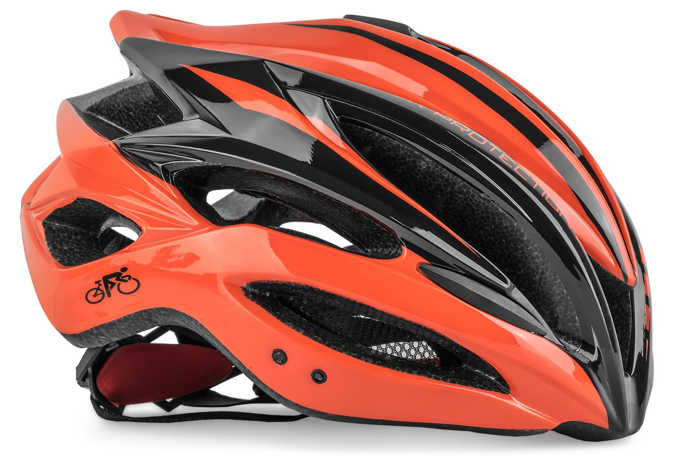 Capacete Ciclista Adulto Inmold Com Viseira1154 - LL