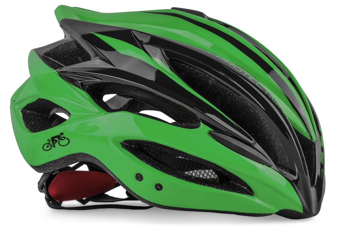 Capacete Ciclista Adulto Inmold Com Viseira1154 - LL