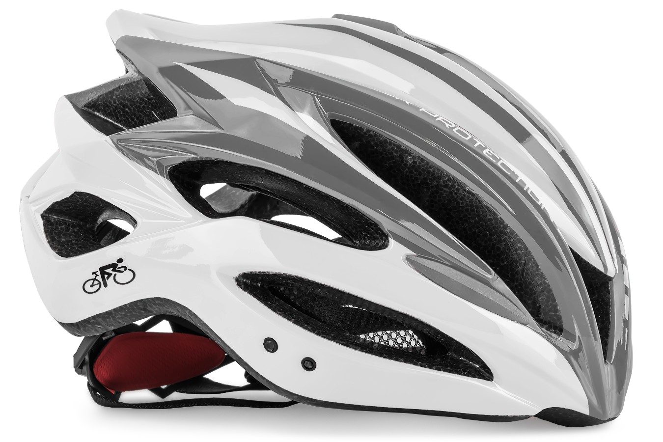 Capacete Ciclista Adulto Inmold Com Viseira1154 - LL