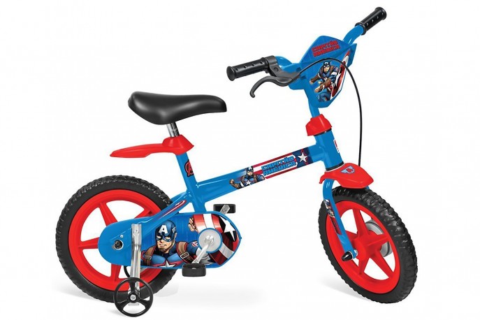 Bicicleta 12 Infantil Capitão América - Bandeirante