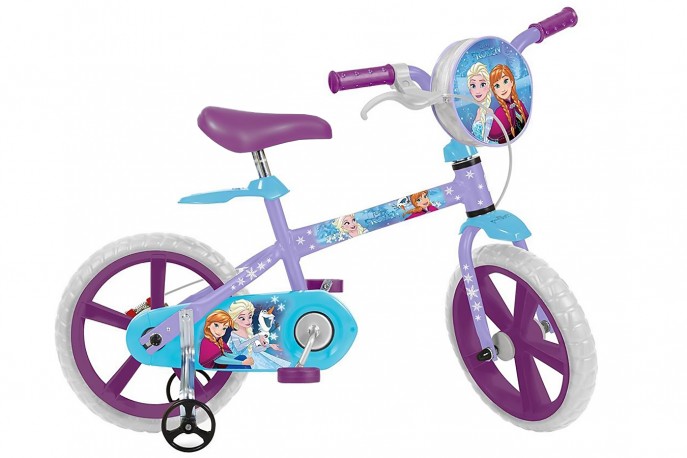 Bicicleta 14 Infantil Frozen - Bandeirante