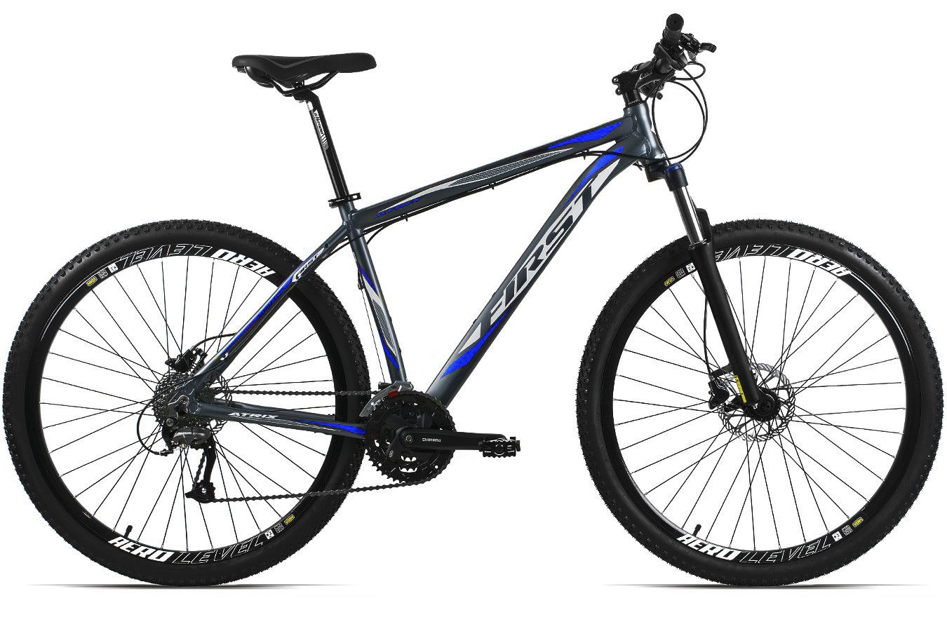 Bicicleta 29 Atrix 27V Suspensão com Trava - First