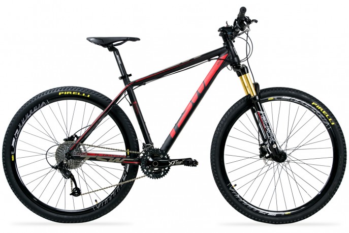 Bicicleta 29" AWE 30v Preta/Vermelha - TSW