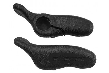 Bar End Alum. Ergonômico Preto Emborrachado - Elleven 2