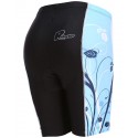 Bermuda Ciclista Fem. Floral Azul - Refactor