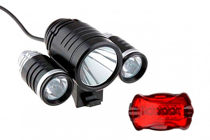 Kit Farol + Vista Light Triplo 1600 Lúmens LL81699