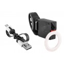 Vista light traseiro recarregável USB Comet - LL