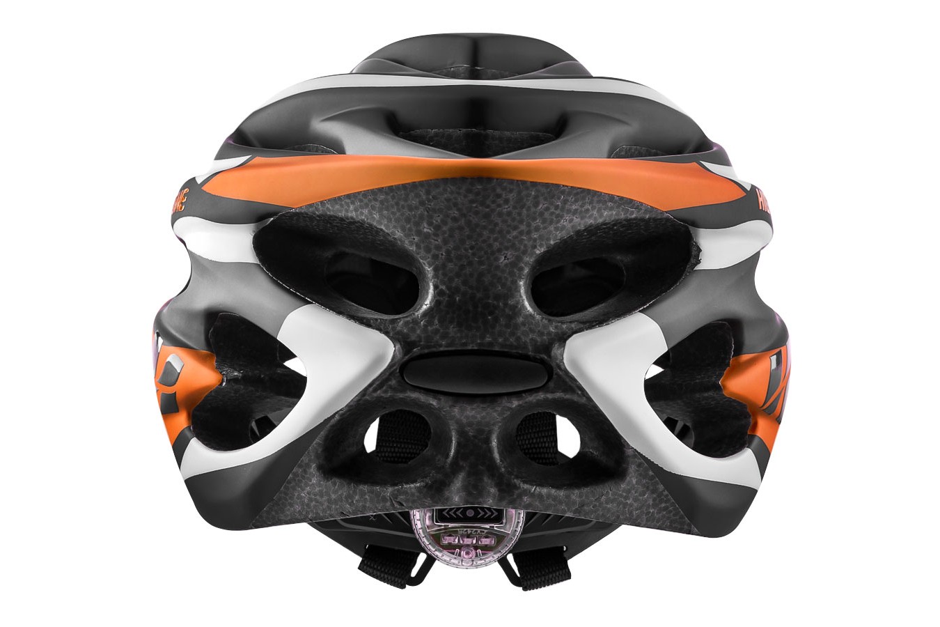 Capacete de ciclista com LED Volcano High One