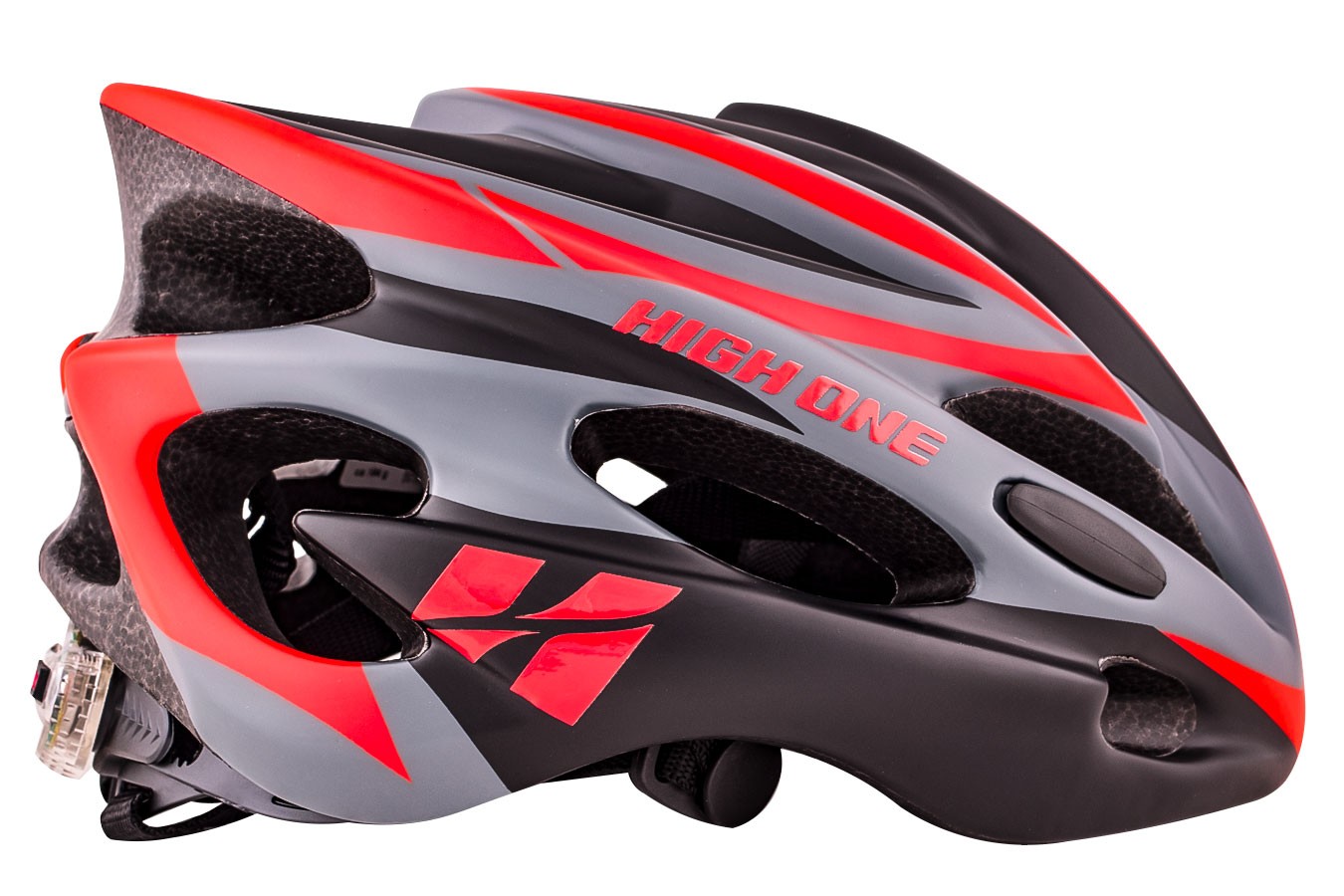 Capacete de ciclista com LED Volcano High One