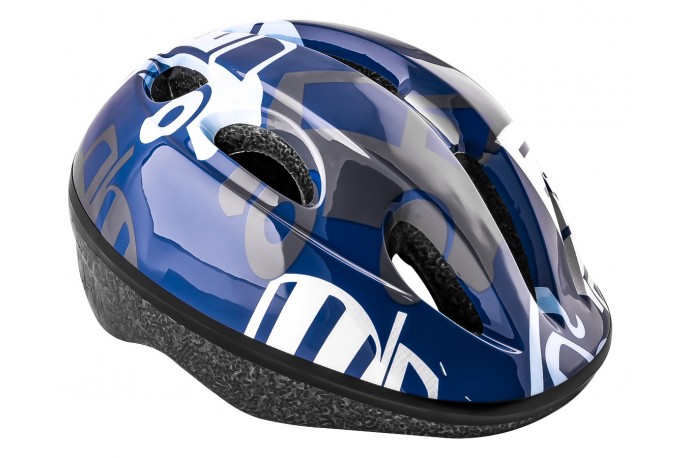 Capacete de Ciclismo Infantil azul com Kit de Proteção