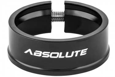 Abraçadeira de selim 34,9 mm em alumínio preta - Absolute 2