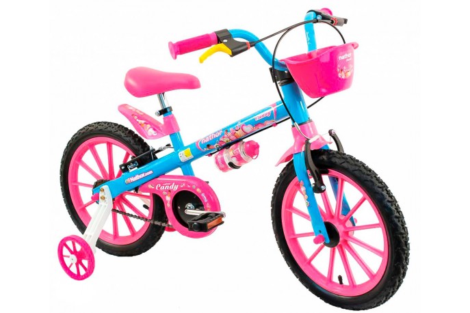 Bicicleta aro 16 Feminina Candy - Nathor