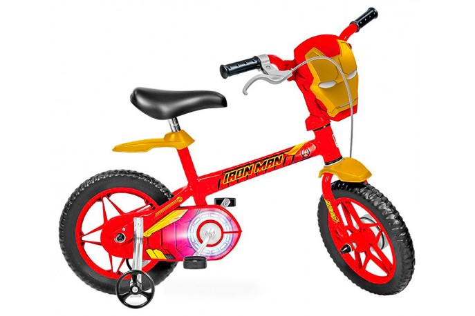 Bicicleta 12 Infantil Homem de Ferro - Bandeirante