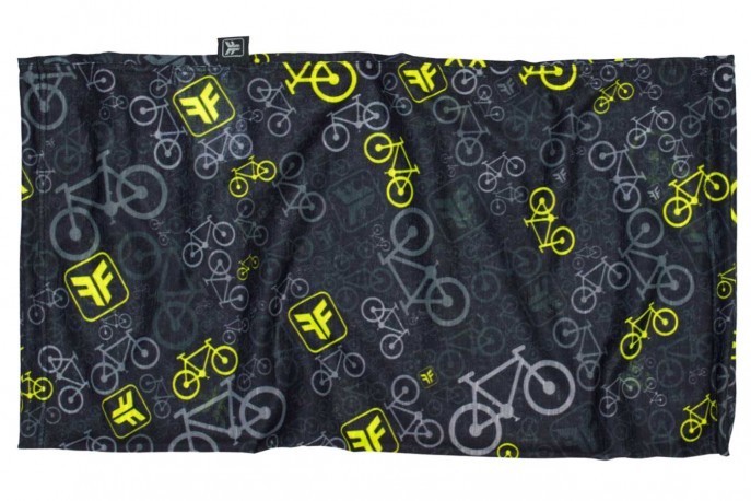 Bandana multiuso Bicycle Preto/Amarelo Free Force