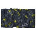 Bandana multiuso Bicycle Preto/Amarelo Free Force