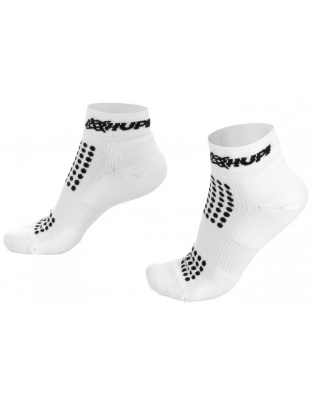 Meias Running Pro Branco/Preto - Hupi