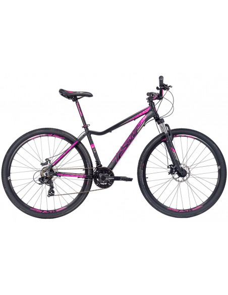 Bicicleta 29 Posh 21V Preta/Rosa - TSW