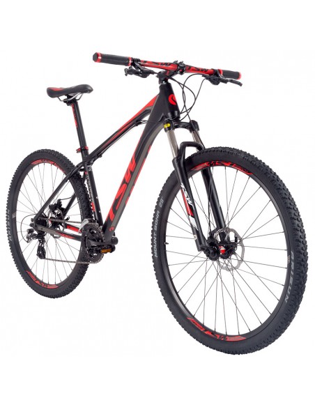 Bicicleta 29 Hunter 24V Preta/Vermelho - TSW