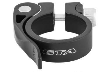 Abraçadeira de selim 35 mm AT148 em alumínio preta - GTA 2