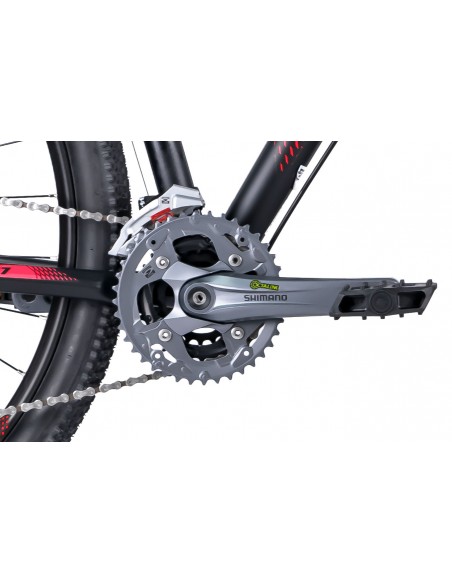 Bicicleta 29 Big Wheel 2019 7.1 preta e vermelha 27v Acera - Oggi