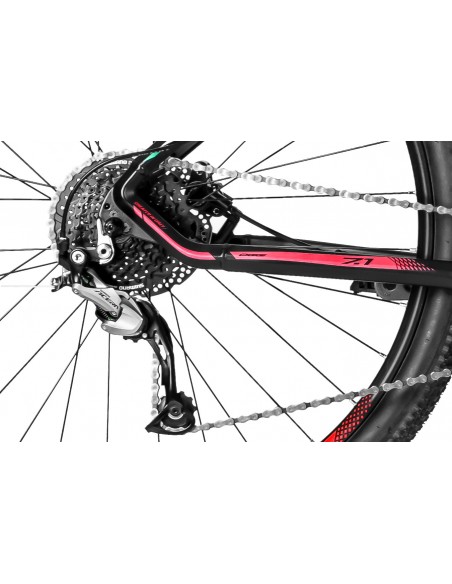 Bicicleta 29 Big Wheel 2019 7.1 preta e vermelha 27v Acera - Oggi