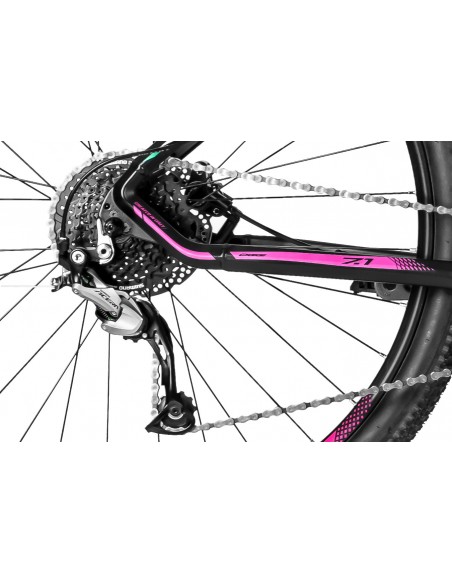 Bicicleta 29 Big Wheel 2019 7.1 preta e rosa 27v Acera - Oggi