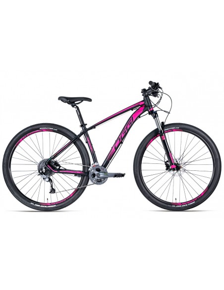 Bicicleta 29 Big Wheel 2019 7.1 preta e rosa 27v Acera - Oggi